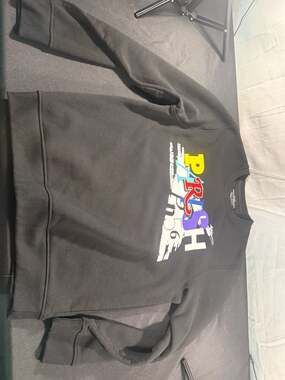 Parish Nation Black Crewneck Sweatshirt 2XL